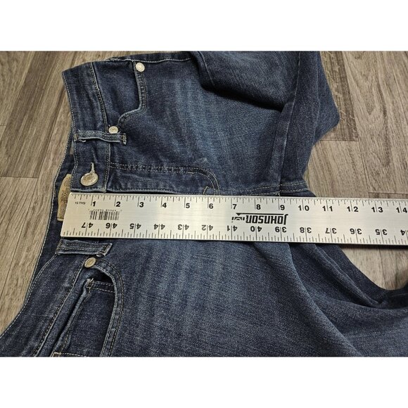 Nine West Vintage America Jeans Womens 4 Mid Rise Straight Stretch BOHO - Picture 10 of 11